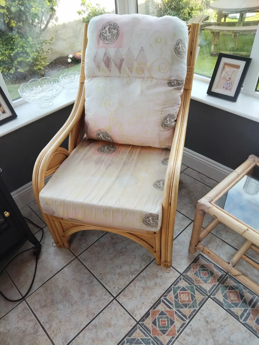 Sunroom wicker set - Image 2