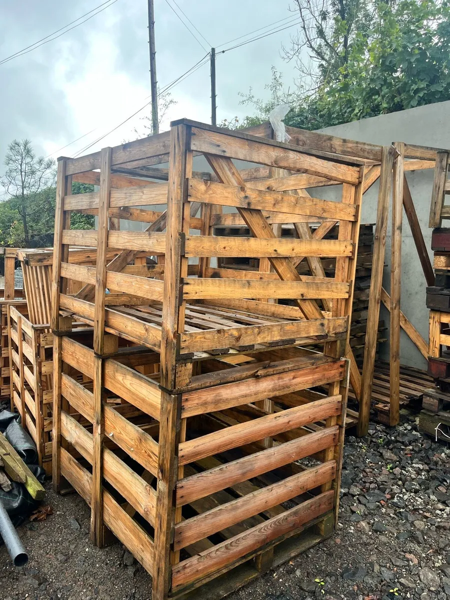 Wooden boxes suitable for sticks / turf - Image 1