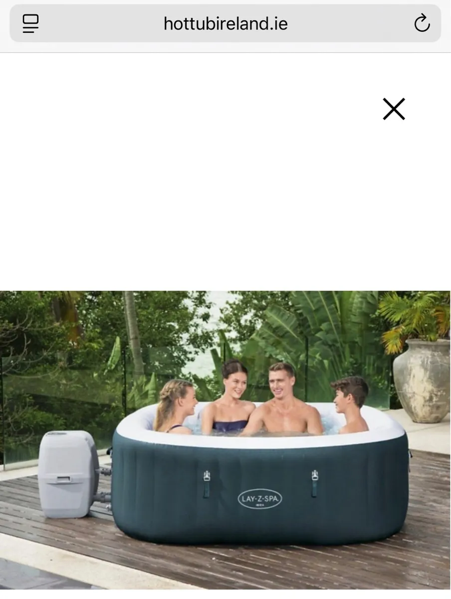 Lay-Z-Spa Ibiza AirJet Hot Tub 4 person hot tub - Image 2