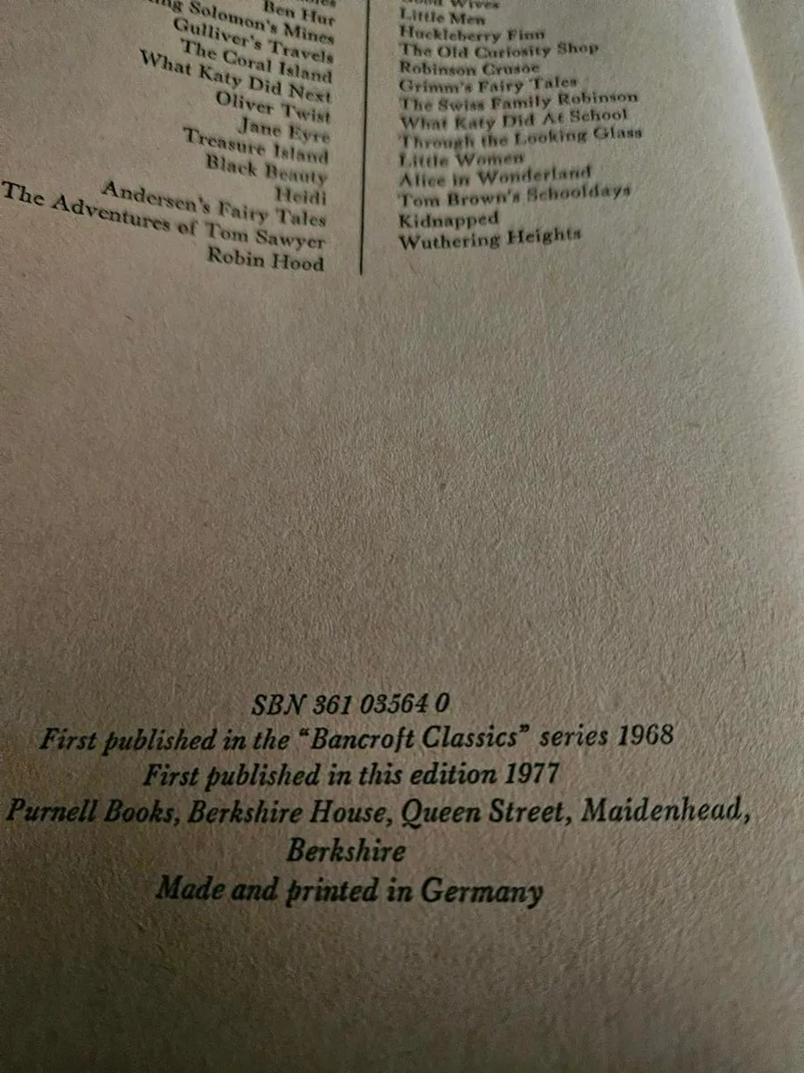 Vintage Lorna Doone Book - Image 3