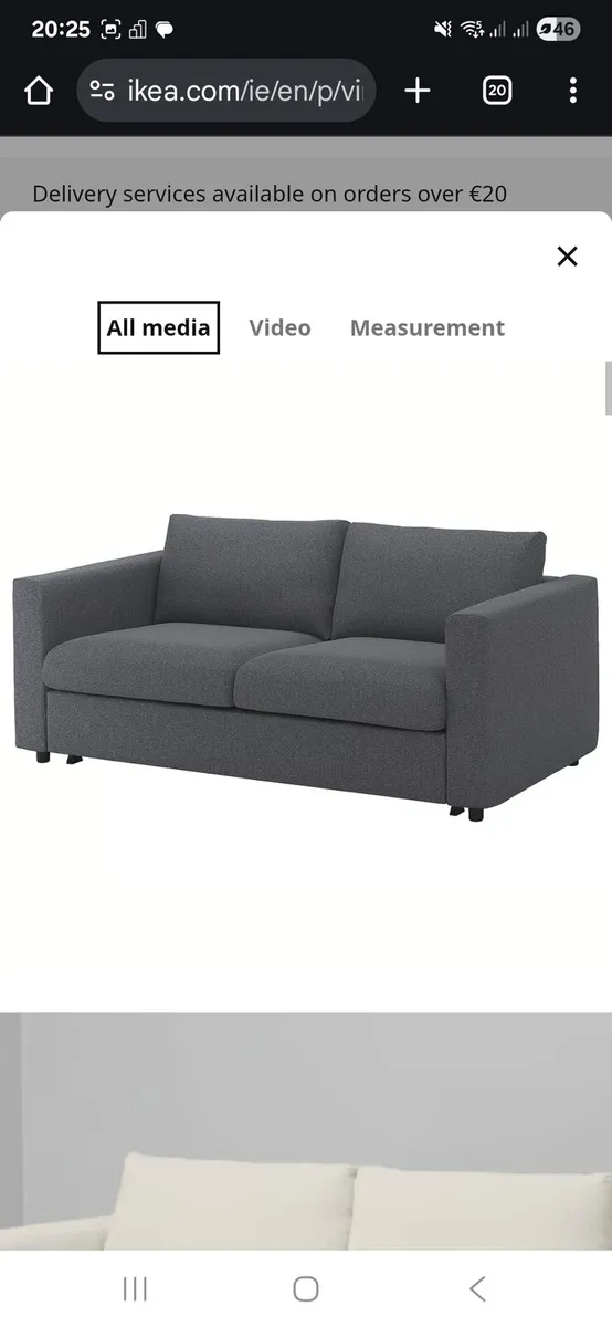 Ikea sofa bed - Image 1