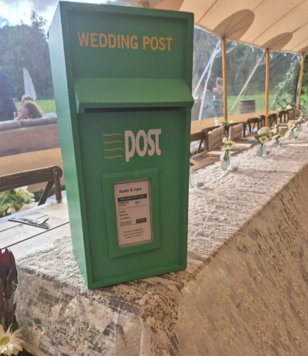 Wedding Card Post Box for hire Waterford - Image 1