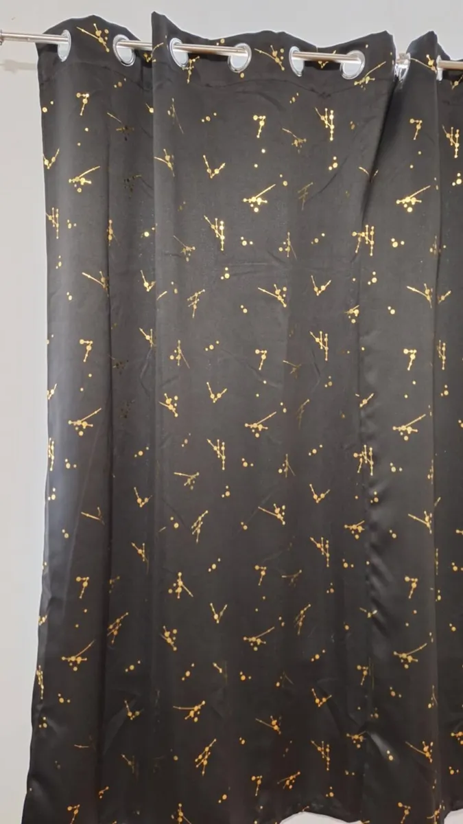 Black and Gold Curtains - Image 3