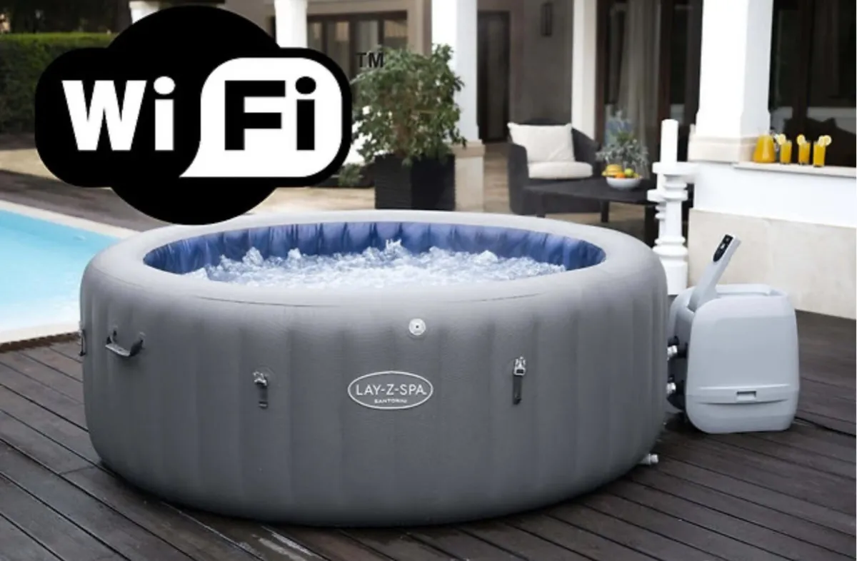 Lay z Spa SANTORINI HYDROJET PRO™ WiFi hot tub - Image 1