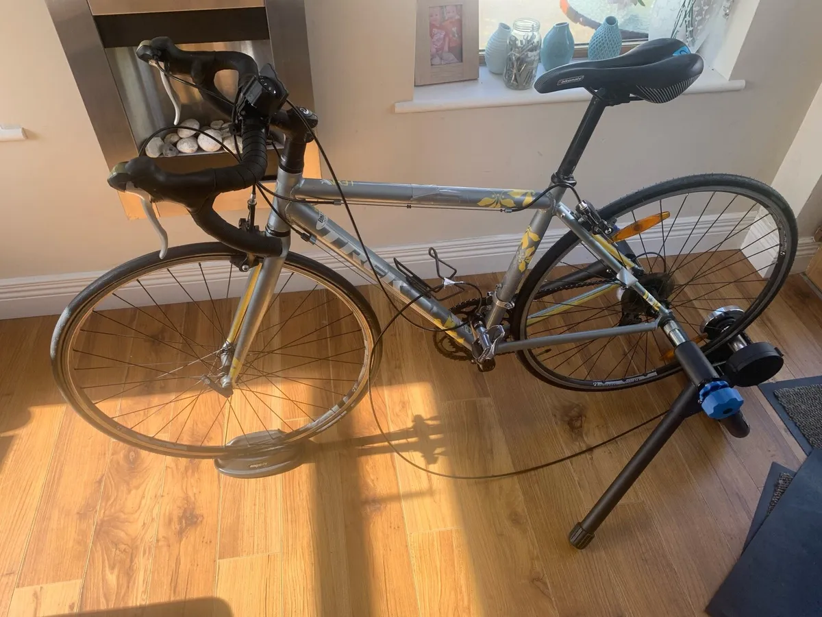 Trek Lexa road bike and unisky bike trainer - Image 1