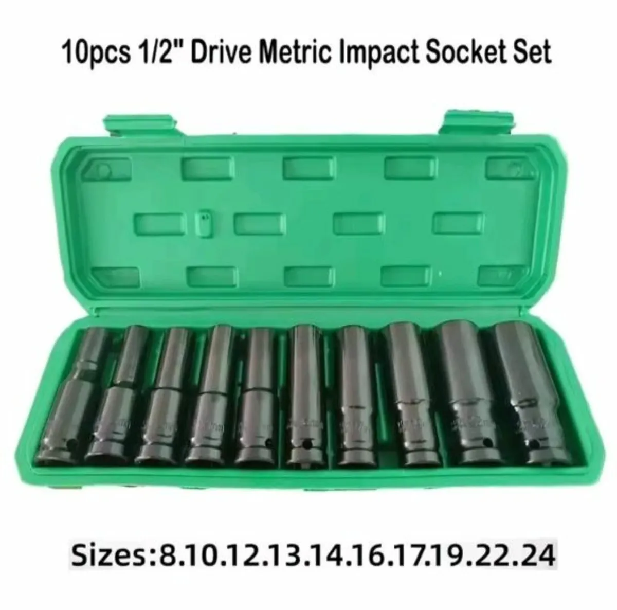 1/2" Drive 6 Point  Impact socket set - Image 2