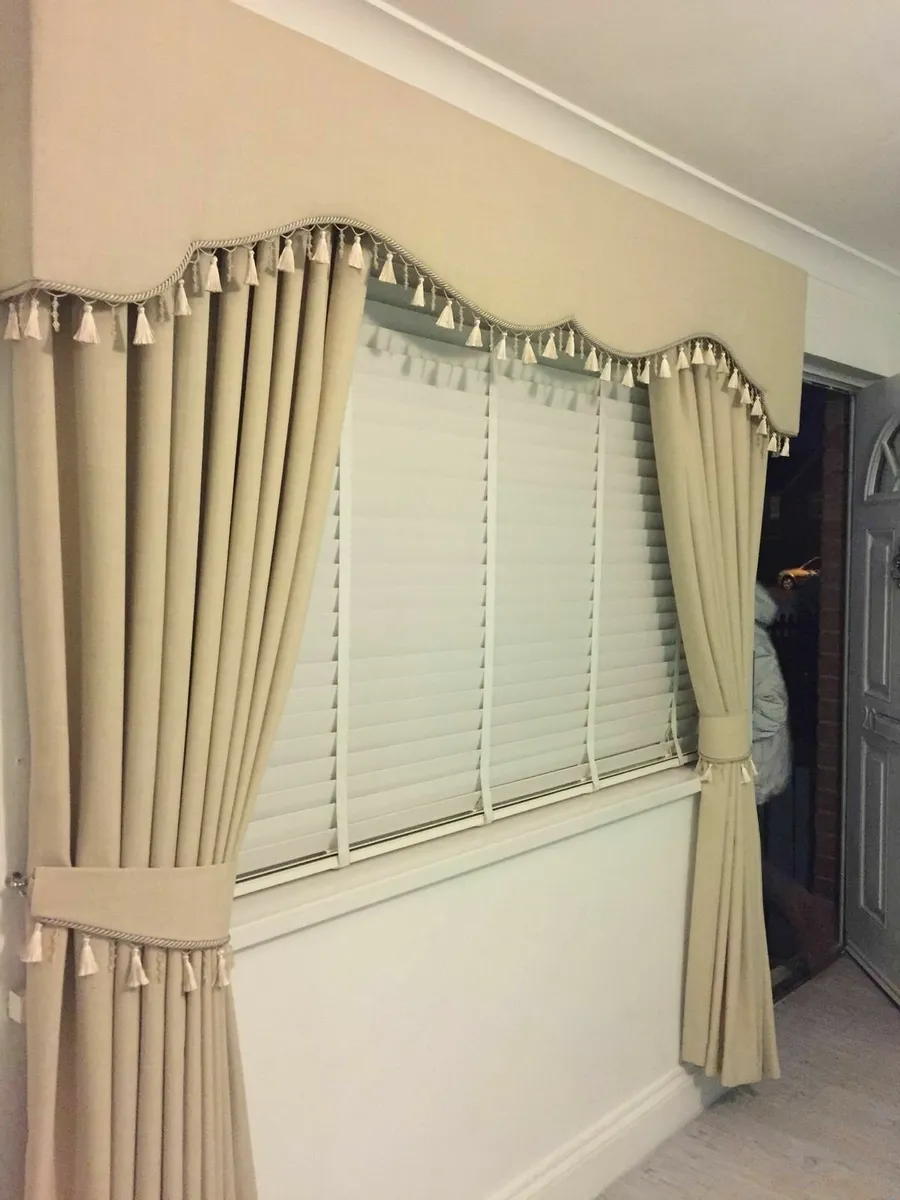 bespoke curtain +phelmets made to order - Image 1