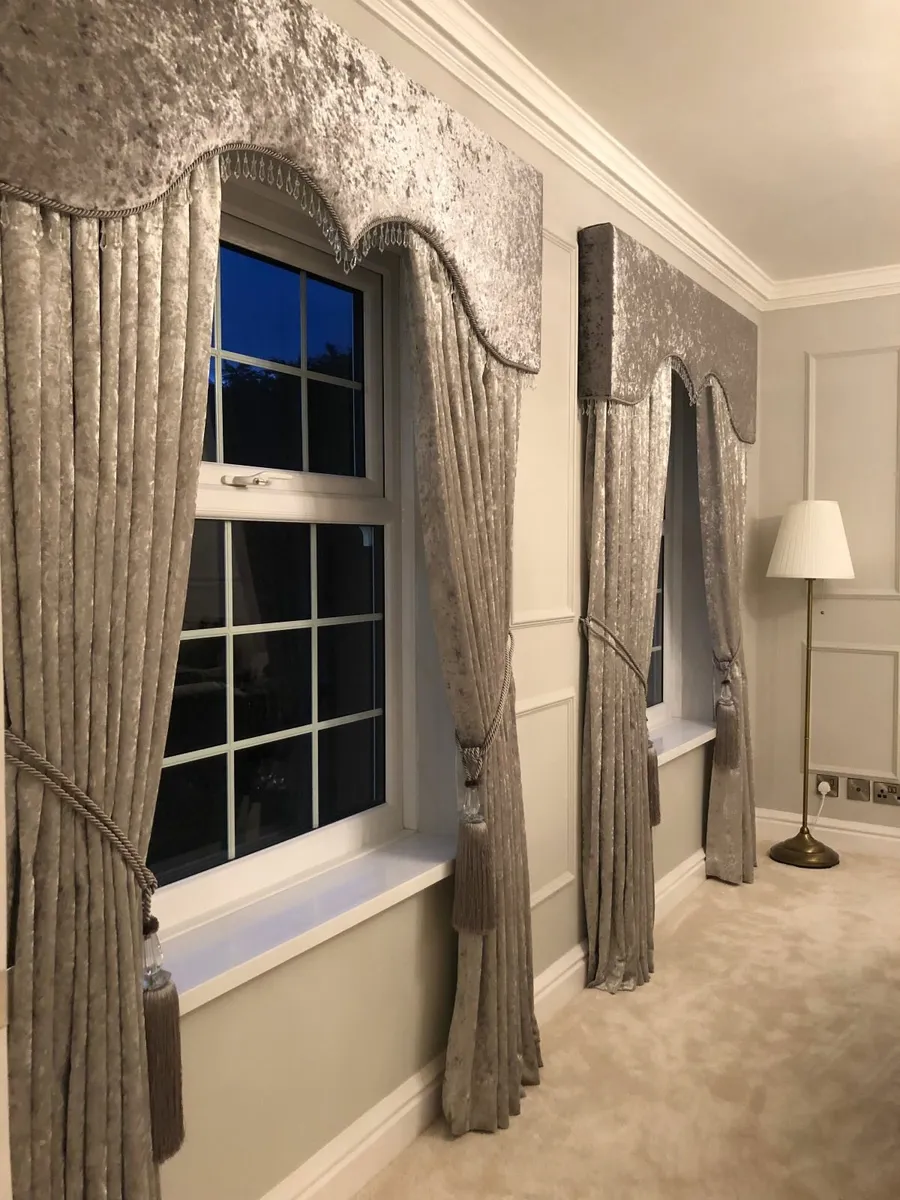 bespoke curtain +phelmets made to order - Image 2