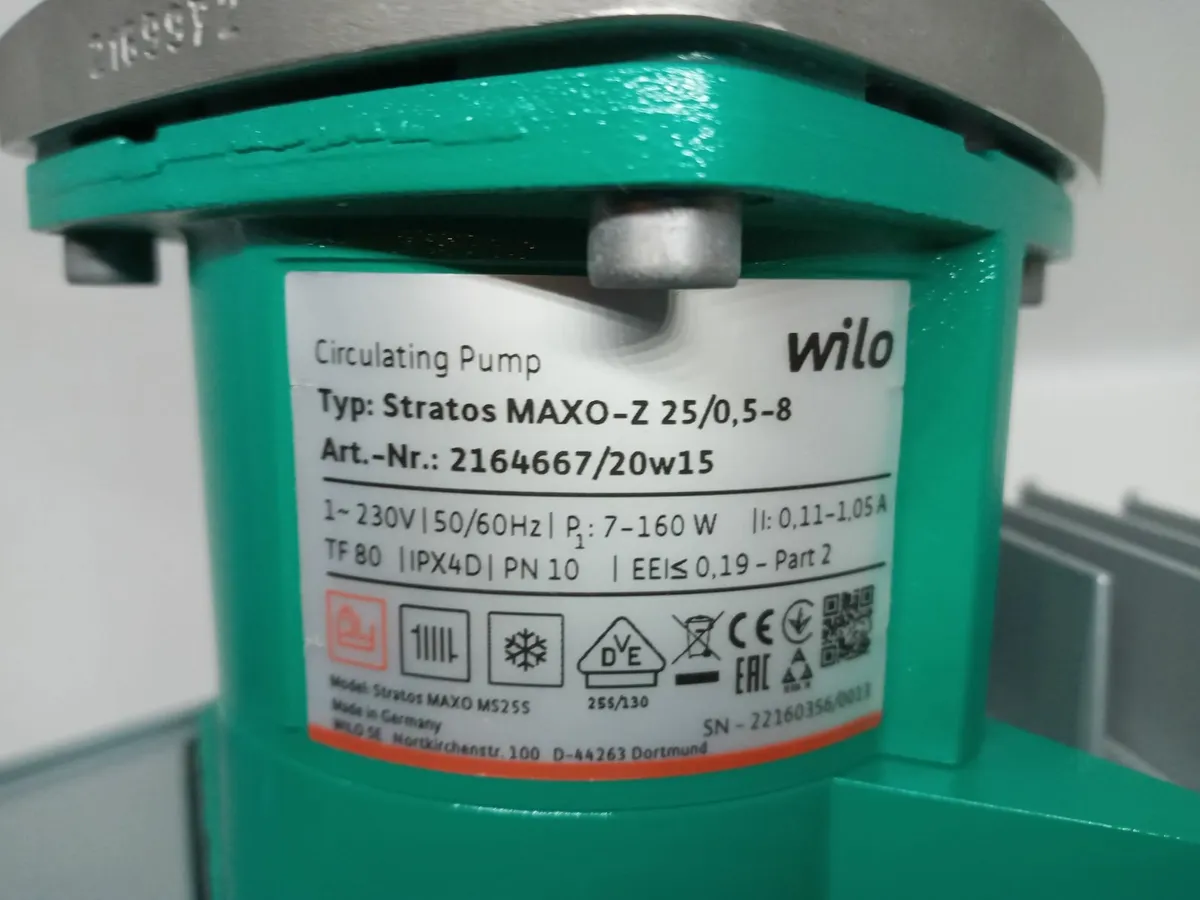 Delivery - Wilo Stratos Maxo Pump Z 25/0,5-8 PN10 - Image 2