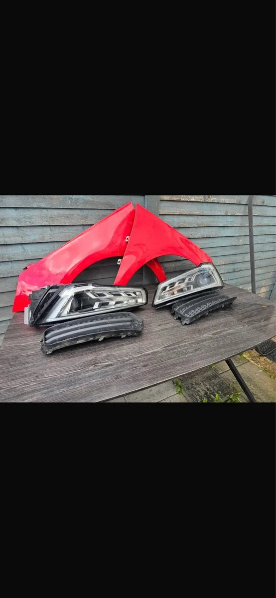 2017 Audi A1 Headlight wings grills - Image 2