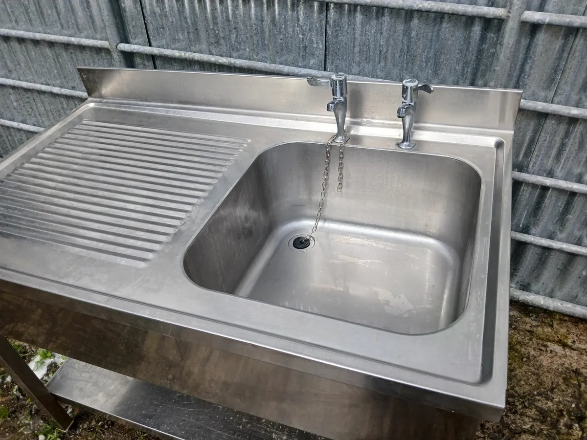 Stainless stainless steel  cabbibet  sink unit - Image 1