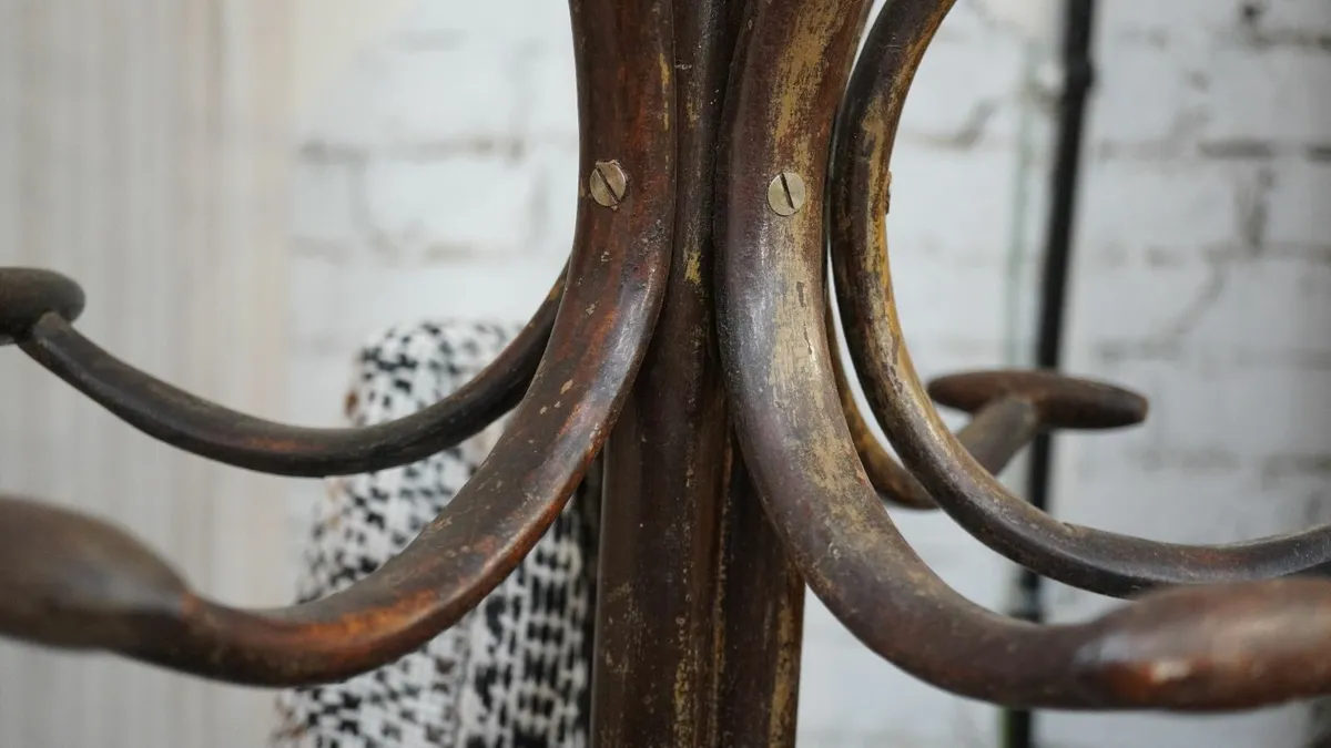 Antique Bentwood Coat and Hat Stand - Image 4
