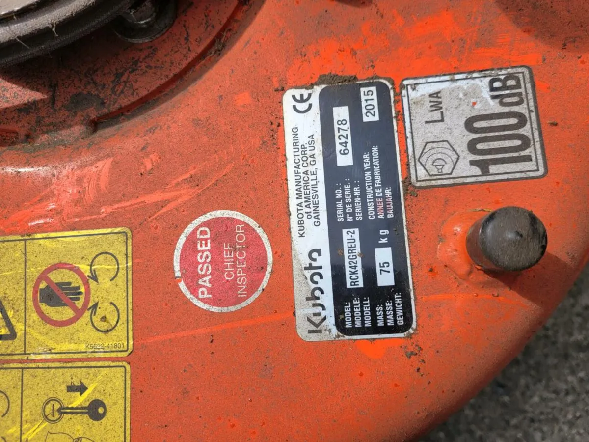 Kubota gr1600 deck - Image 3