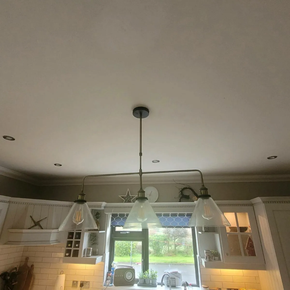 Painted grey kitchen and quartz worktop - Image 3