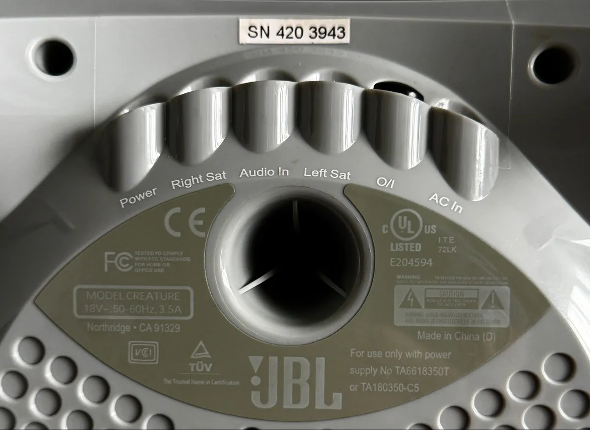 JBL Creature subwoofer and speakers - Image 2