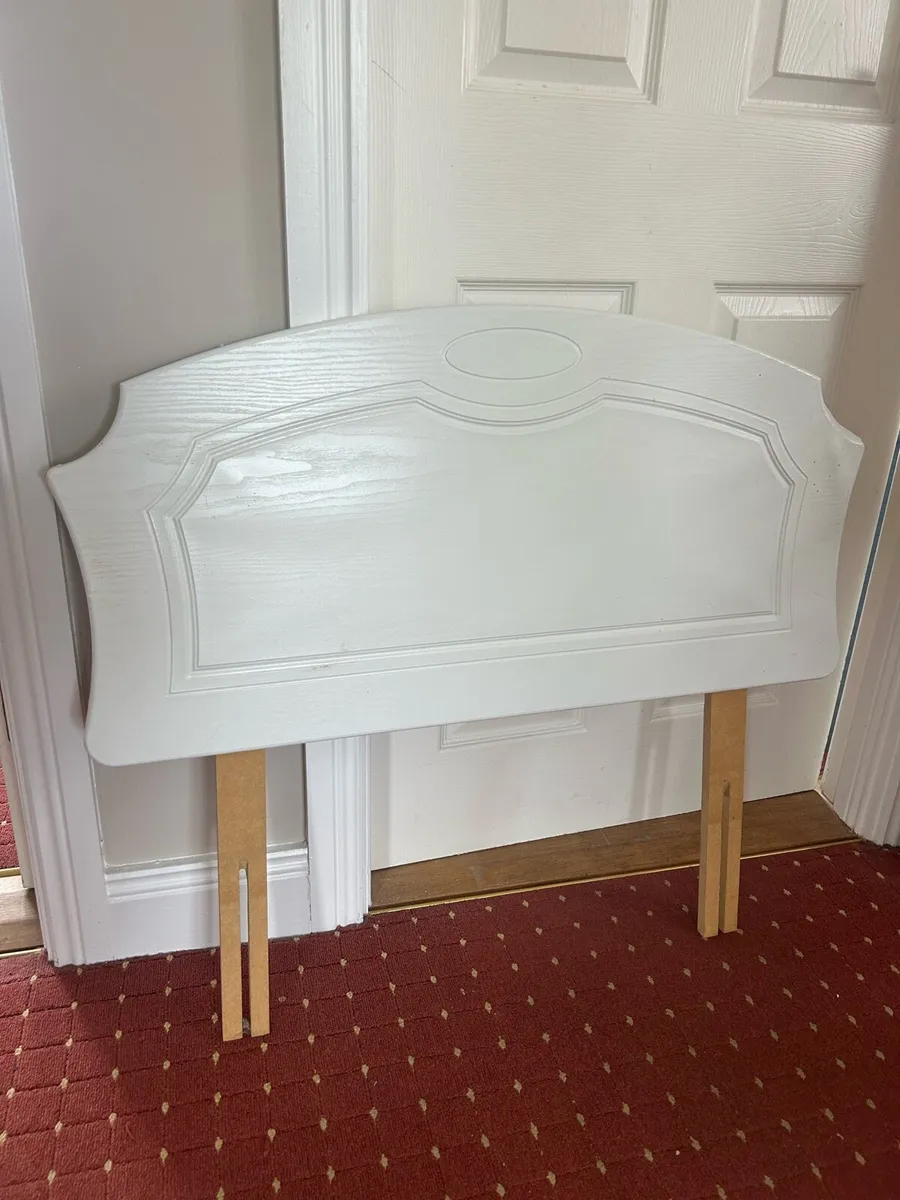 White Single Headboard - Image 1