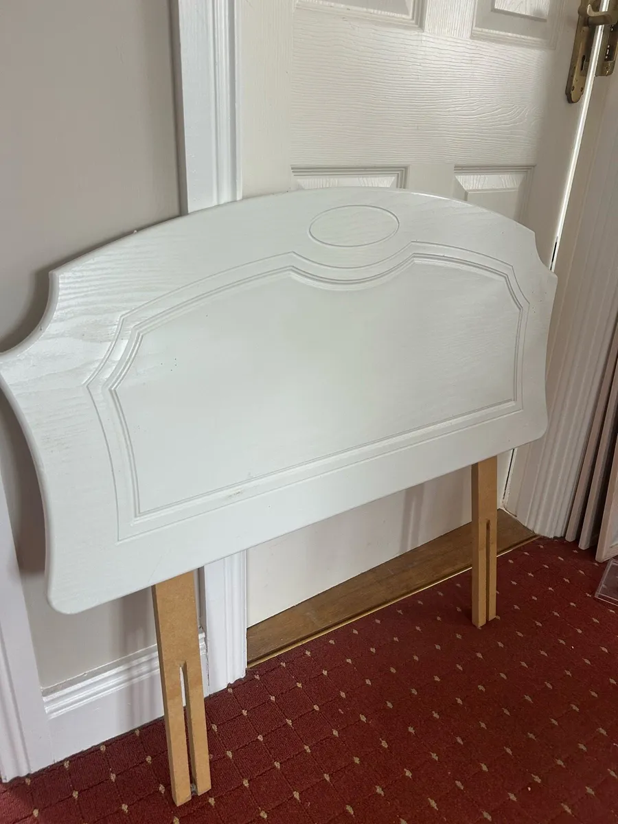 White Single Headboard - Image 2
