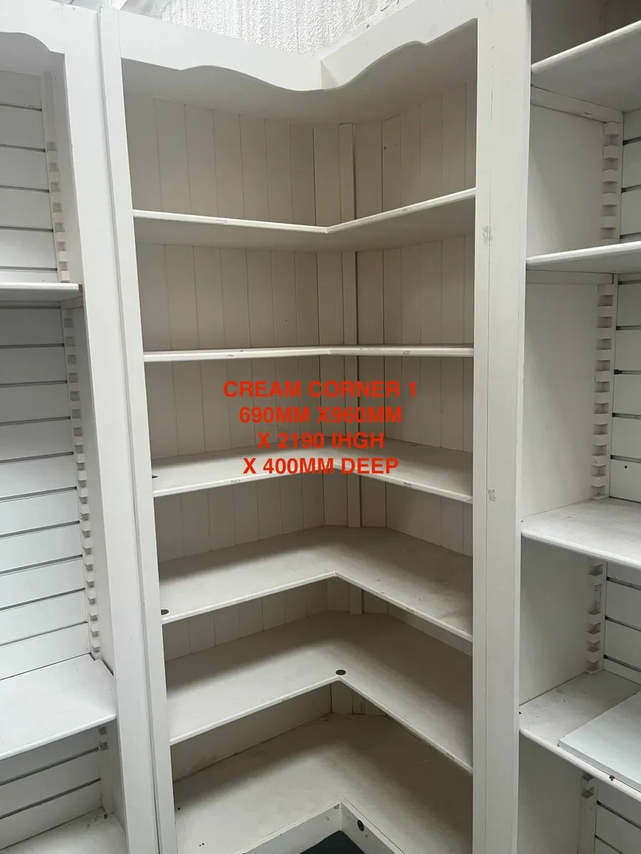 Traditional wooden shop shelving - Image 2