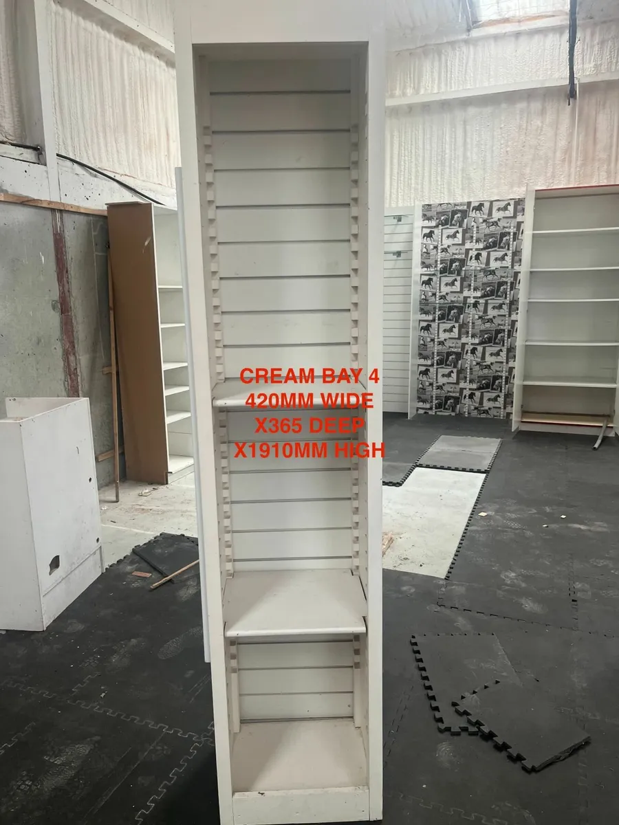 Traditional wooden shop shelving - Image 4
