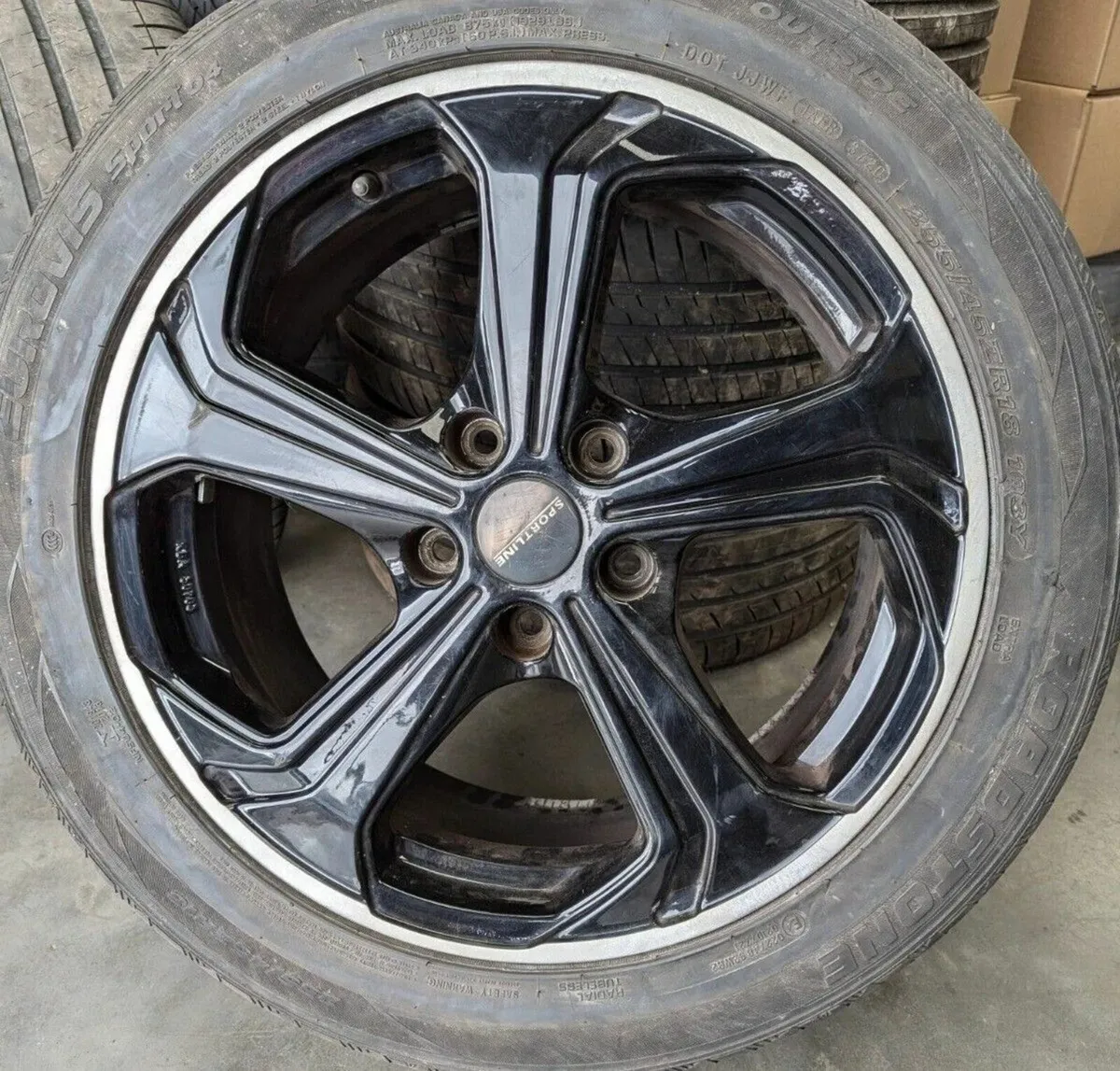 VW T6,T5 Genuine 18" Sportline Alloys - Image 1