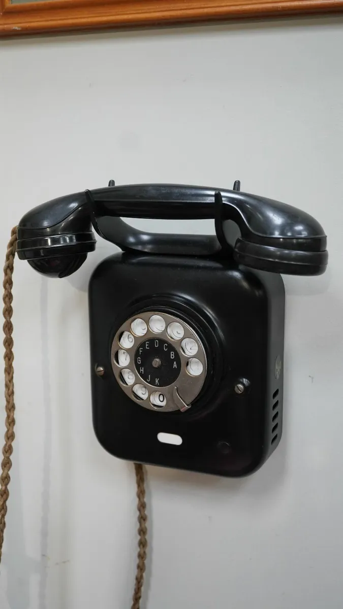 Vintage Rotary Dial Wall Telephone - Image 2