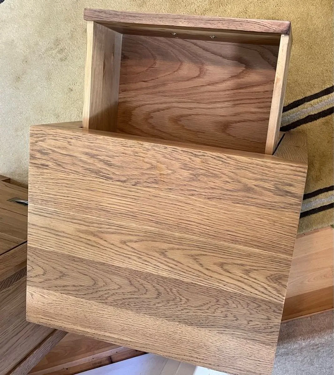 solid wood bedside lockers - Image 4