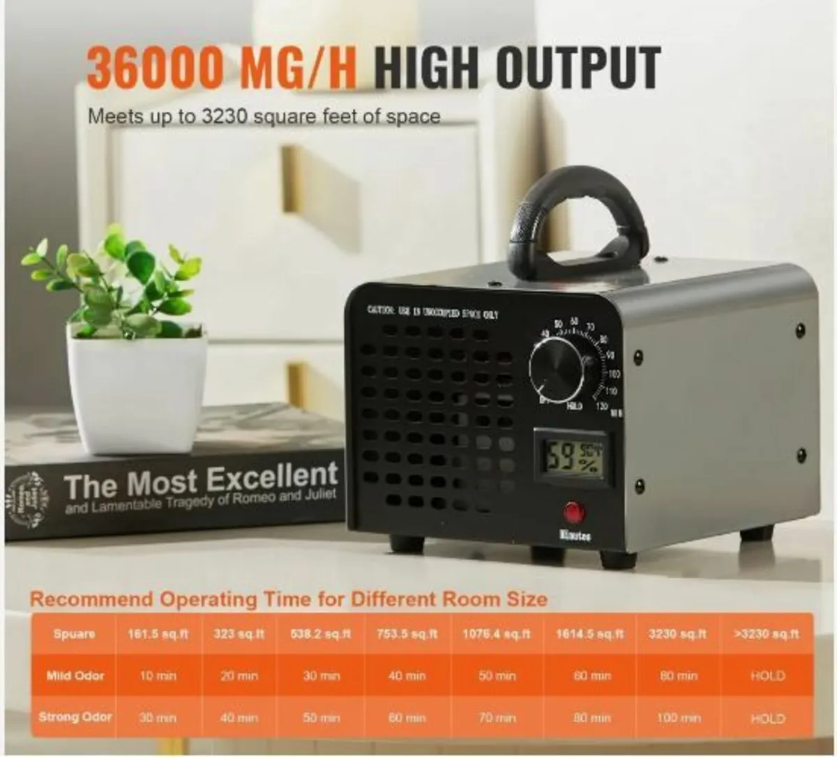 Ozone Generator 36000mg/h Ozone Machine - Image 1