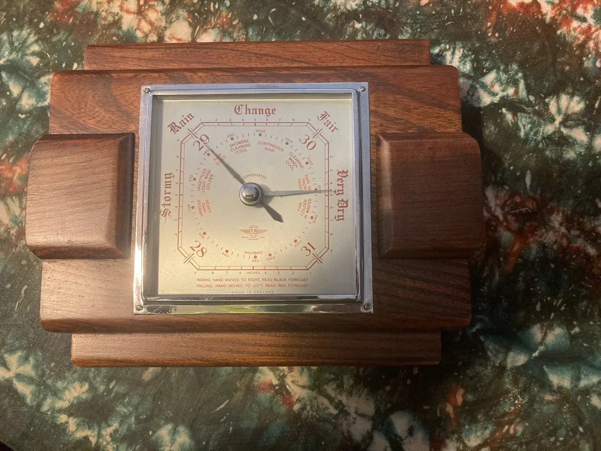 1920s art deco barometer