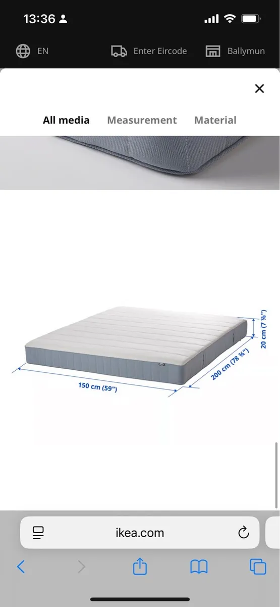 King size mattress - Image 2