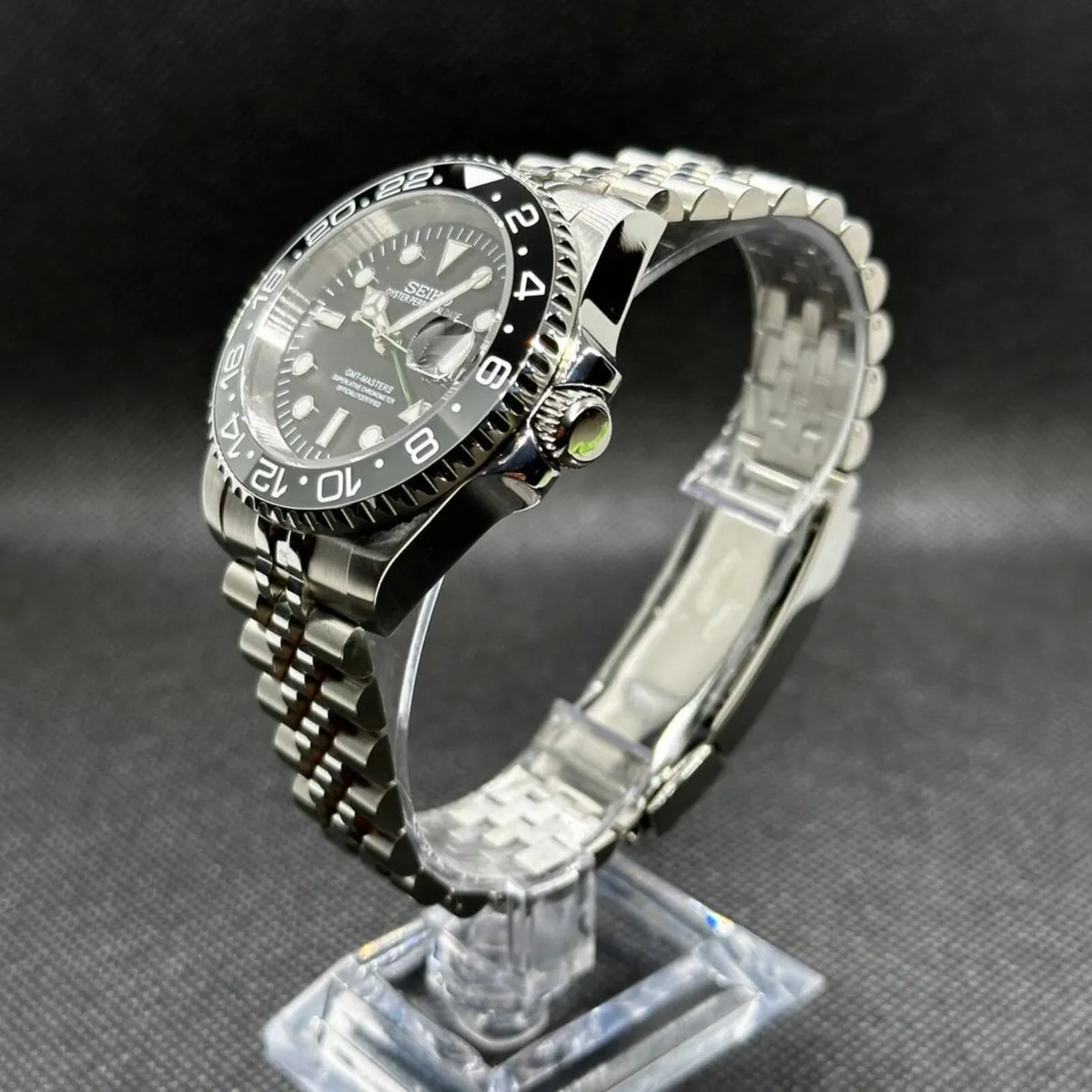 Seiko Mod Bruce Wayne 40mm men’s watch - Image 2