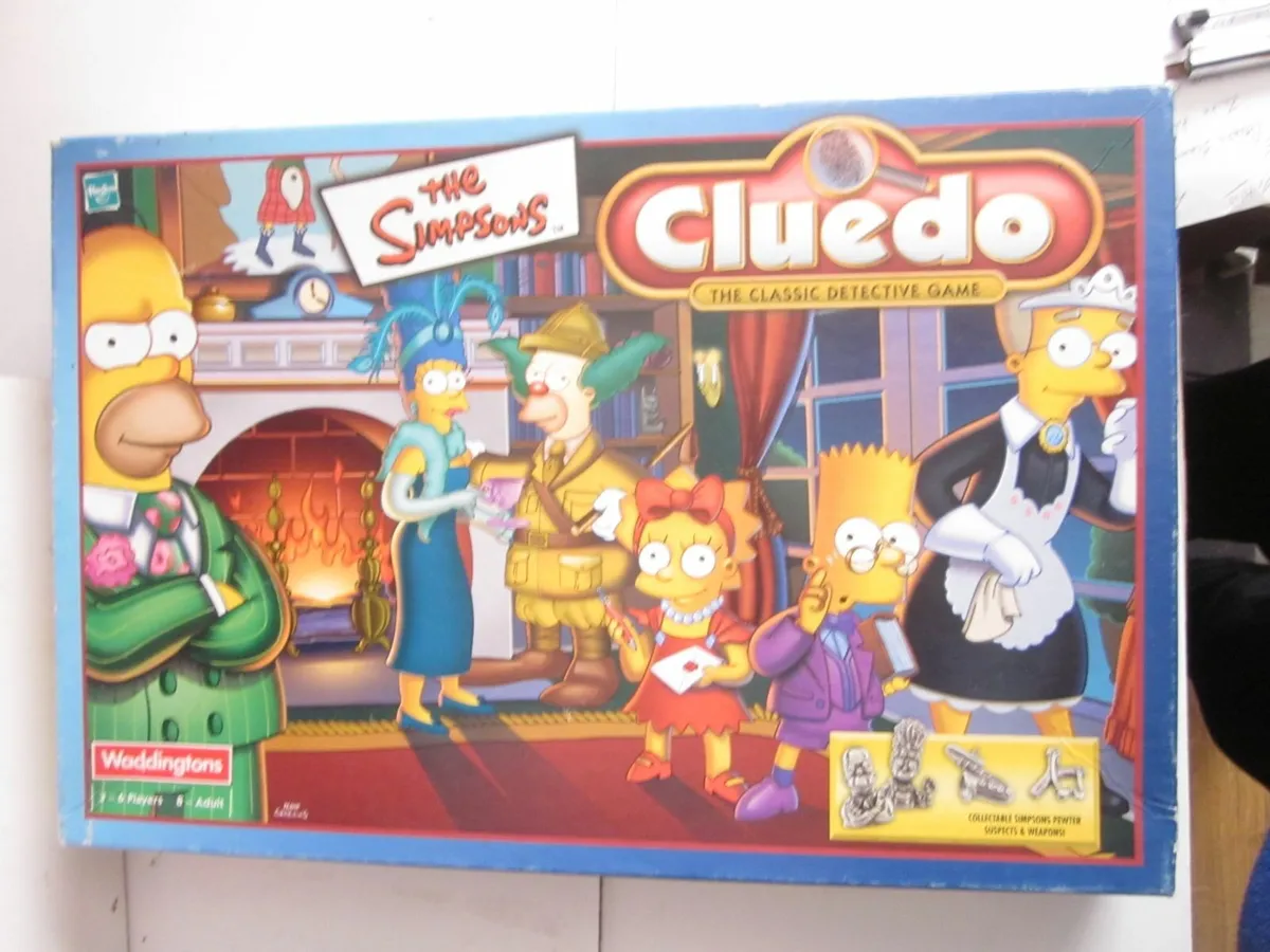 The Simpsons Cluedo Board Game 2001 - Image 1