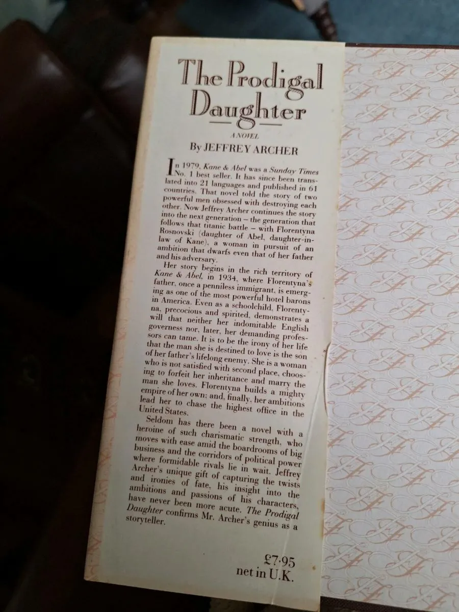 First Edition Signed By Author. Jeffrey Archer - Image 3