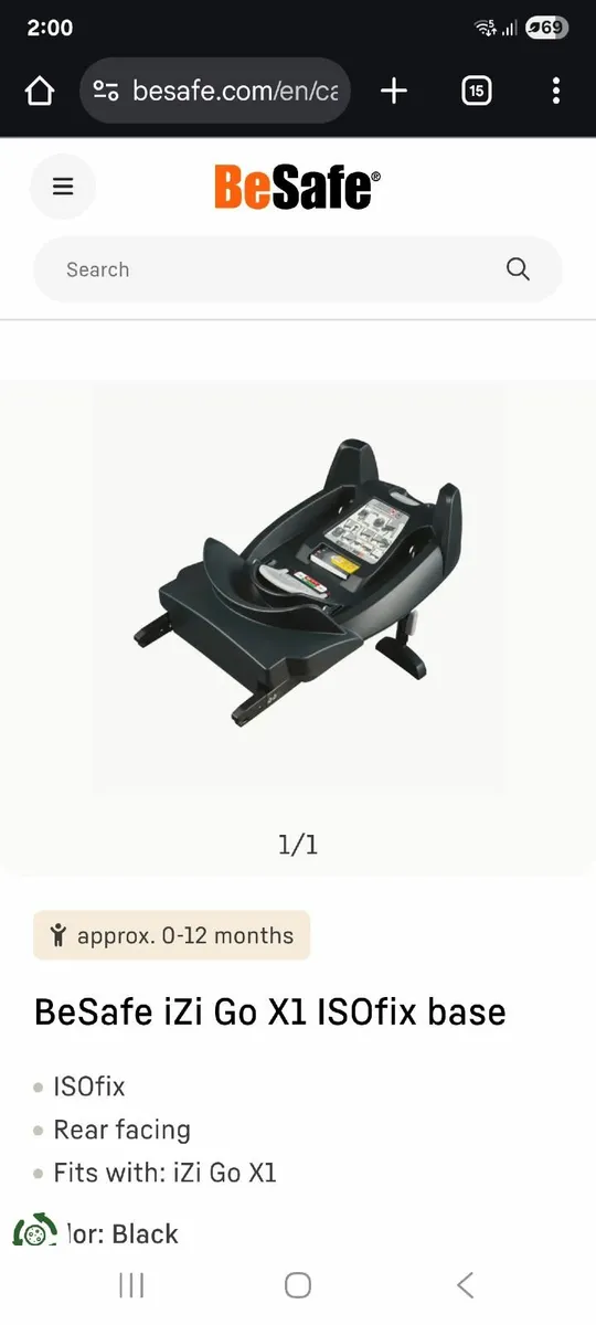 Be safe isofix base izi Go - Image 1