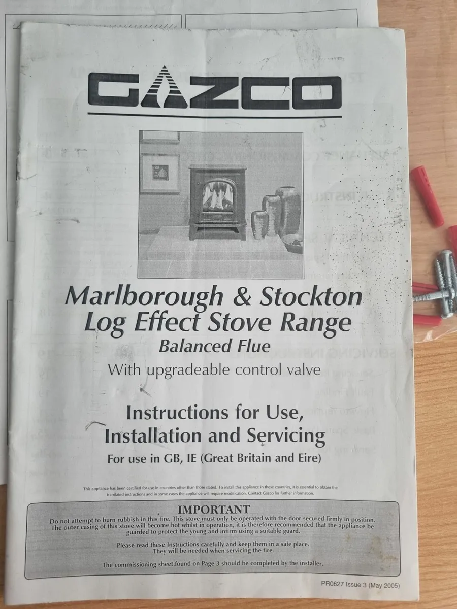 Gazco Log Effect Gas Stove. - Image 3