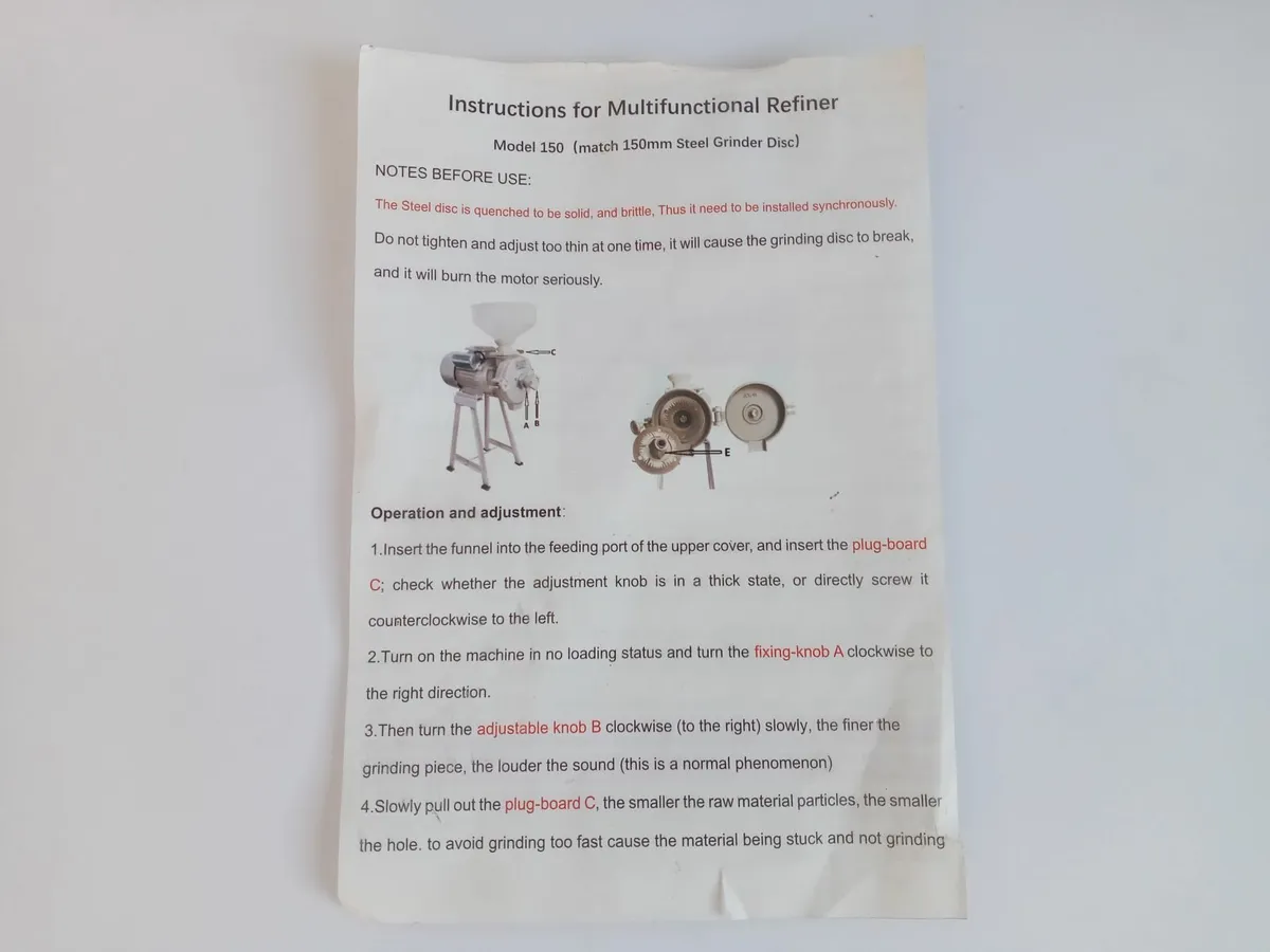 Delivery - Multifunctional Refiner BRAND NEW - Image 3