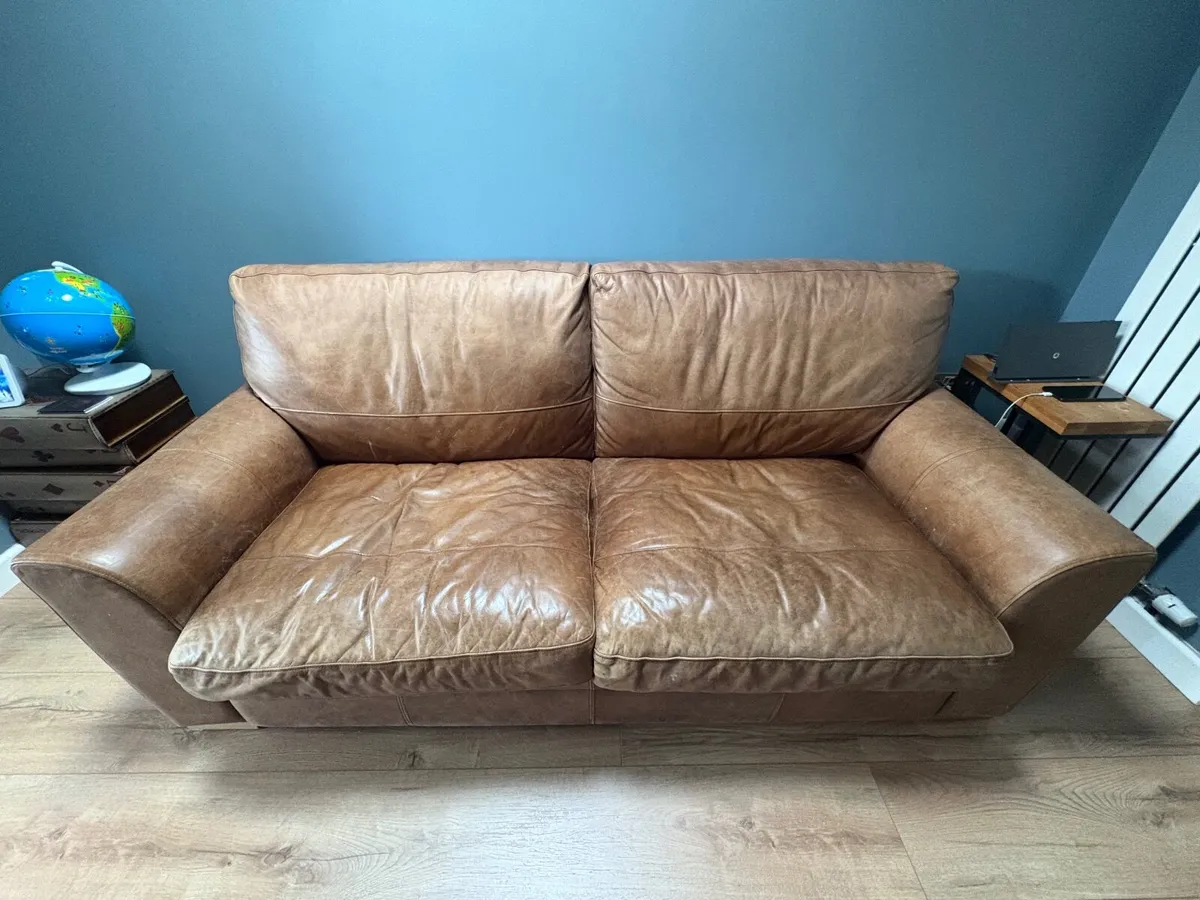 Leather Couch - Image 1