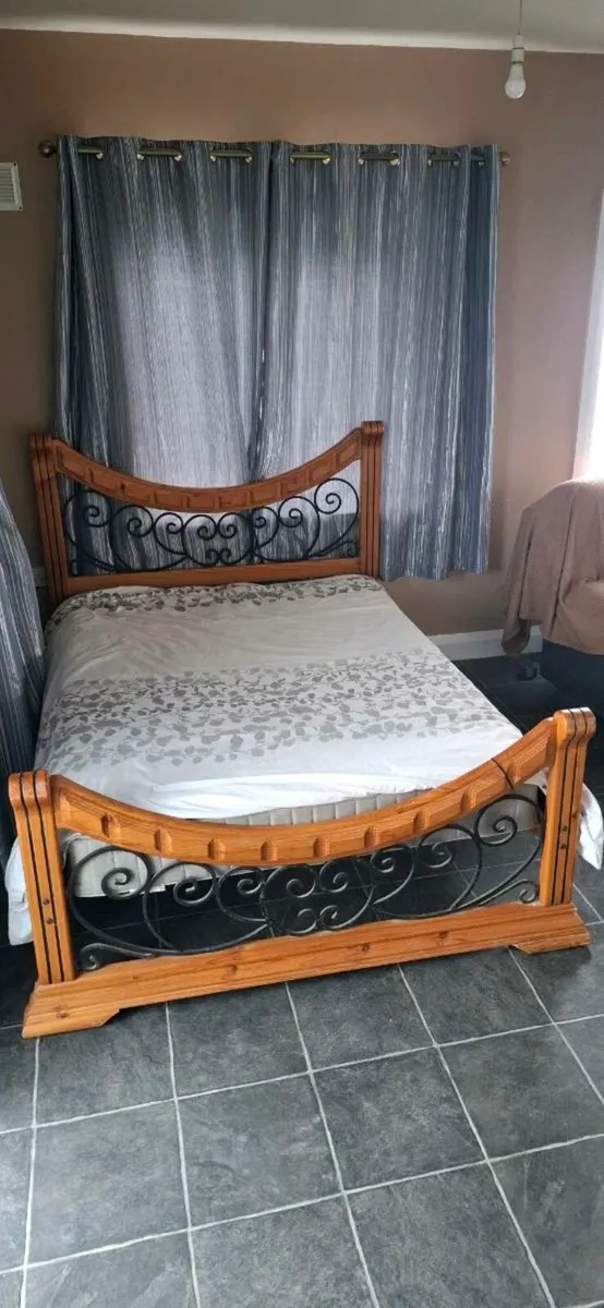 Double Bed with Mattress - Image 1