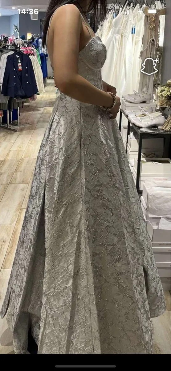 Silver Debs Dress - Image 2