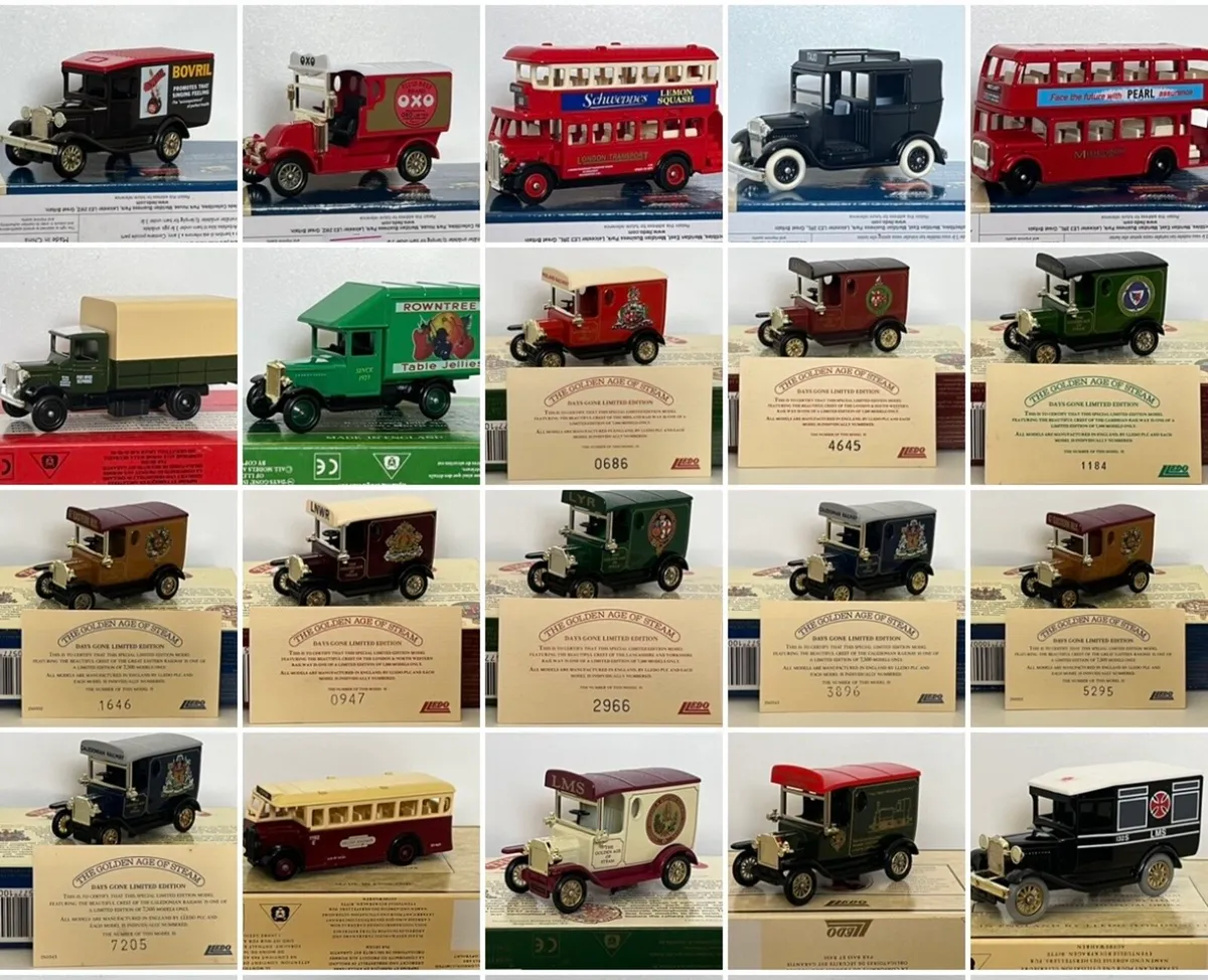 Vintage Lledo Diecast Model Vehicles BOXED - Image 1