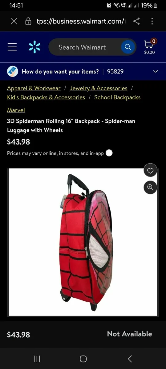 Spider-man - Brand new -Backpack Luggage - Image 3