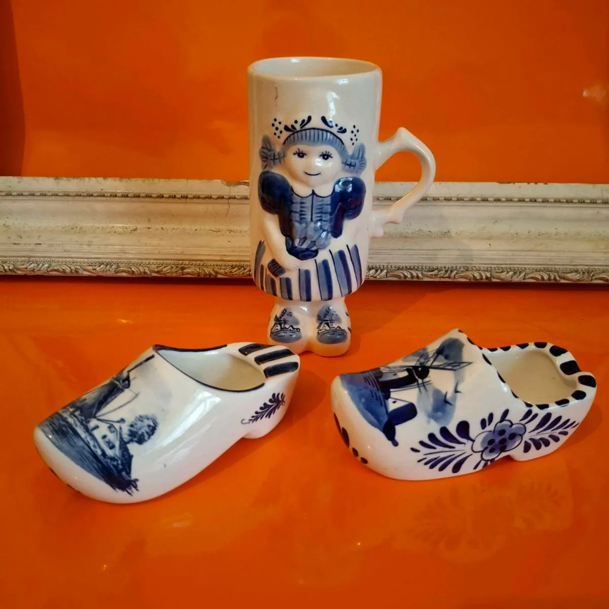 Dutch Delft Ornaments - Image 1
