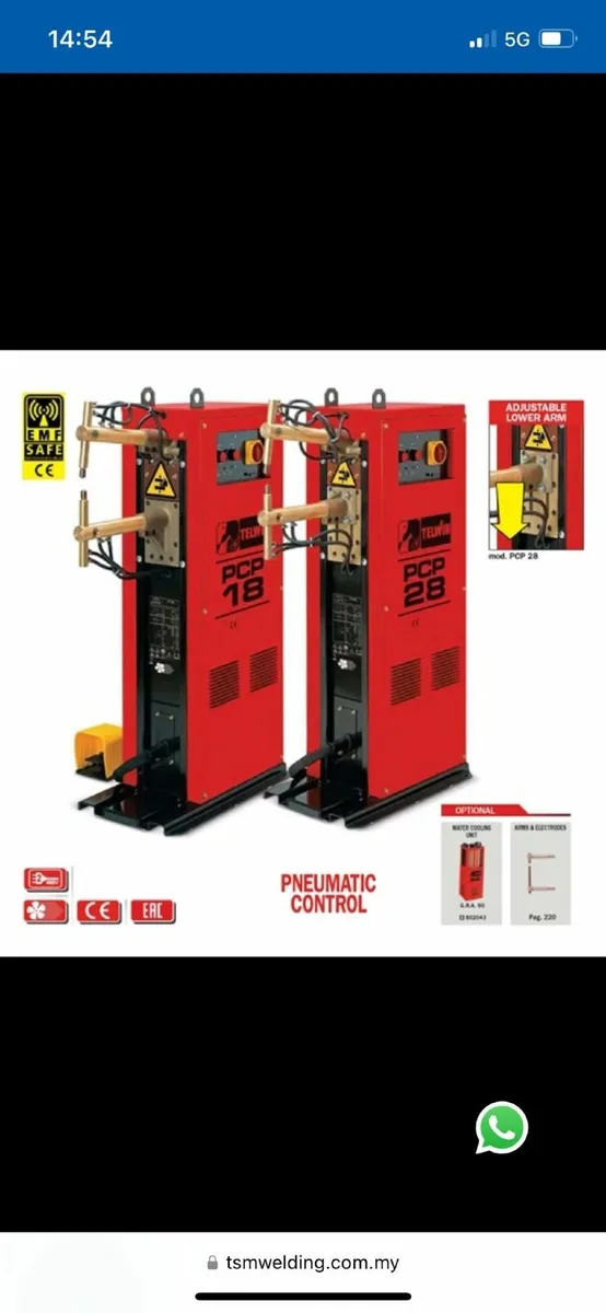 Comercial water cooled Spot welder - Image 1