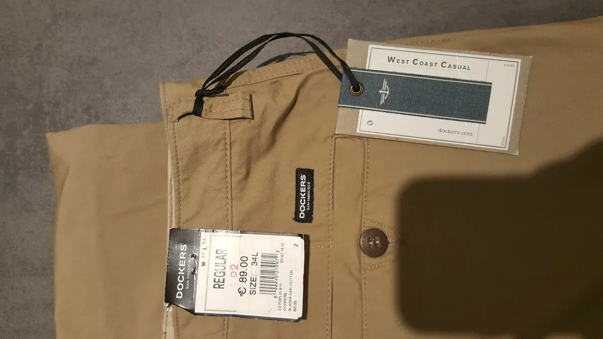 Men’ Chinos – Brown Dockers - Image 1