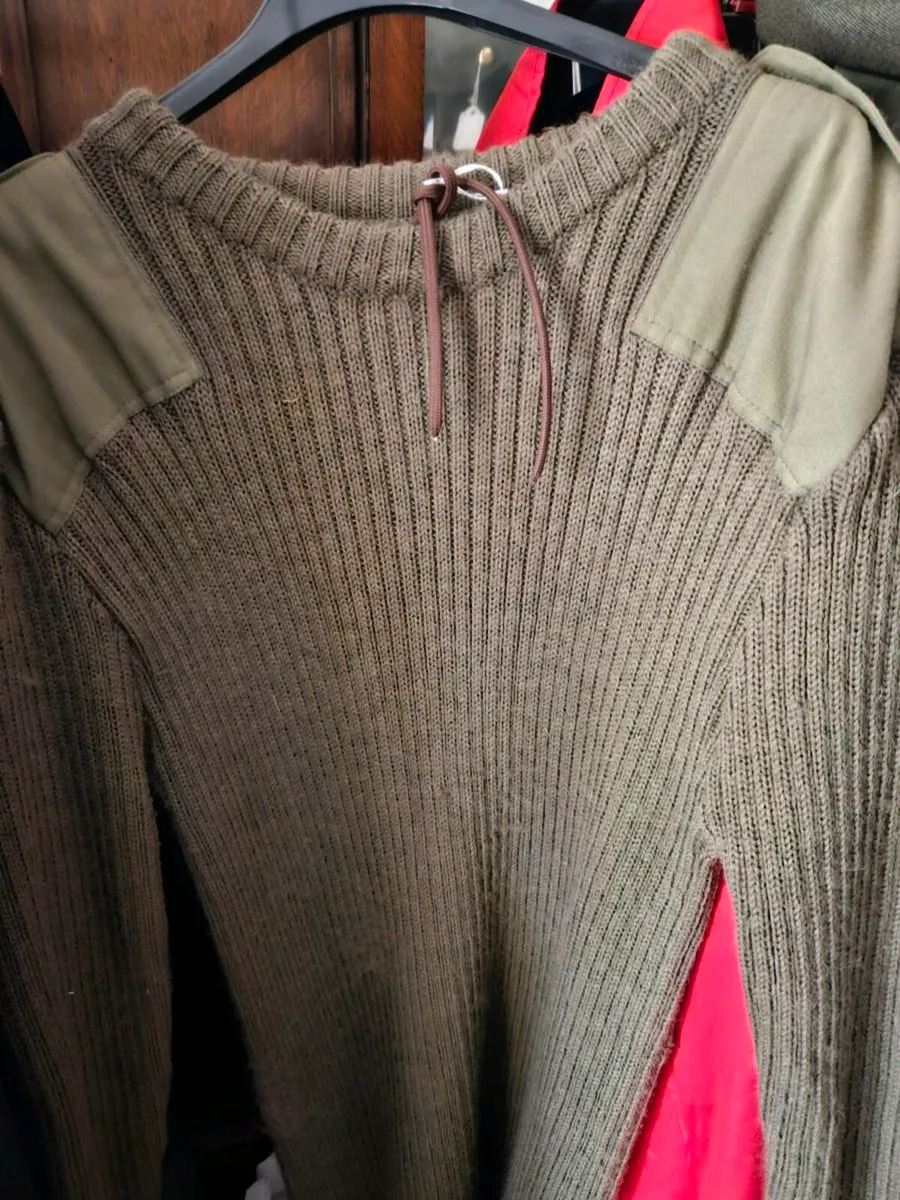Irish Army Military Defence Forces Jumper - Image 2
