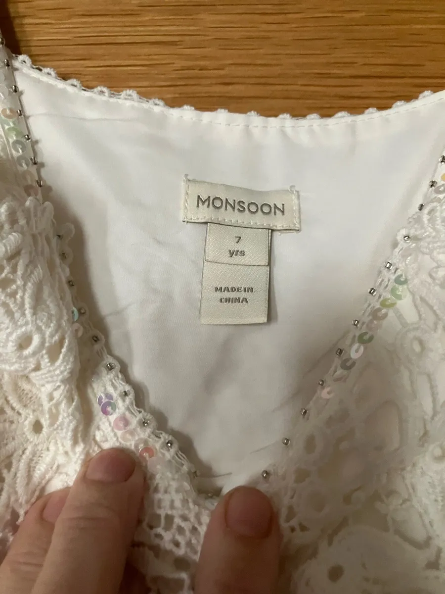 Monsoon Eatella dress Ivory - Image 2