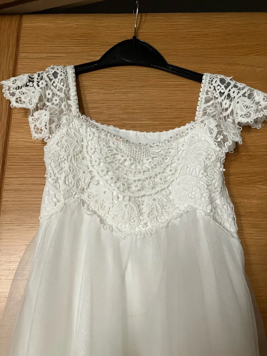 Monsoon Eatella dress Ivory - Image 3