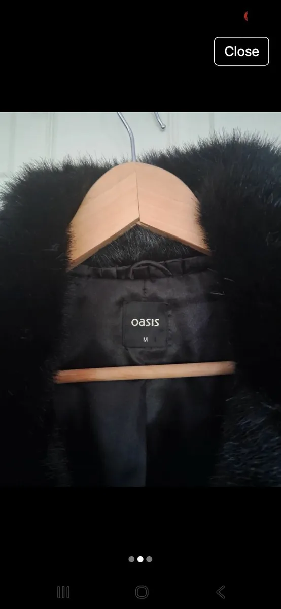 Fake fur coat - Image 1