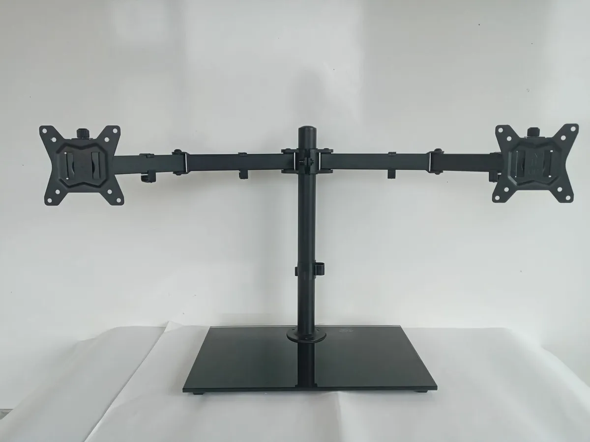 Lot of 3 Double Arm Monitor Mounts - Image 2