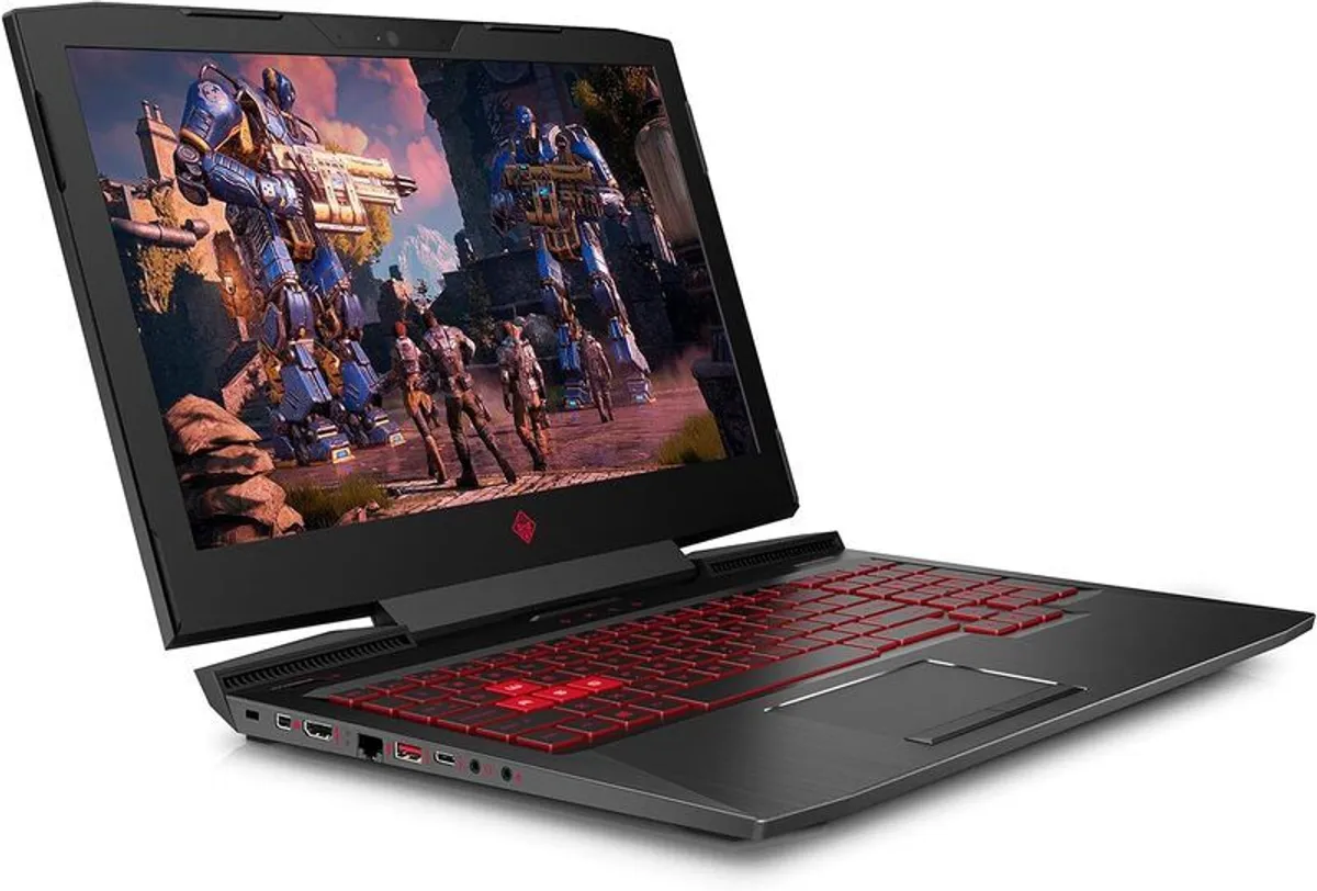 Gaming Laptop Hp Omen 15-ce001- Intel Core I5-7300, 15.6 Inch, 2tb (1tb Hdd+1tb Ssd), 16gb Ram, Invidia Geforce Gtx 1050, Windows 11, Black - Image 1