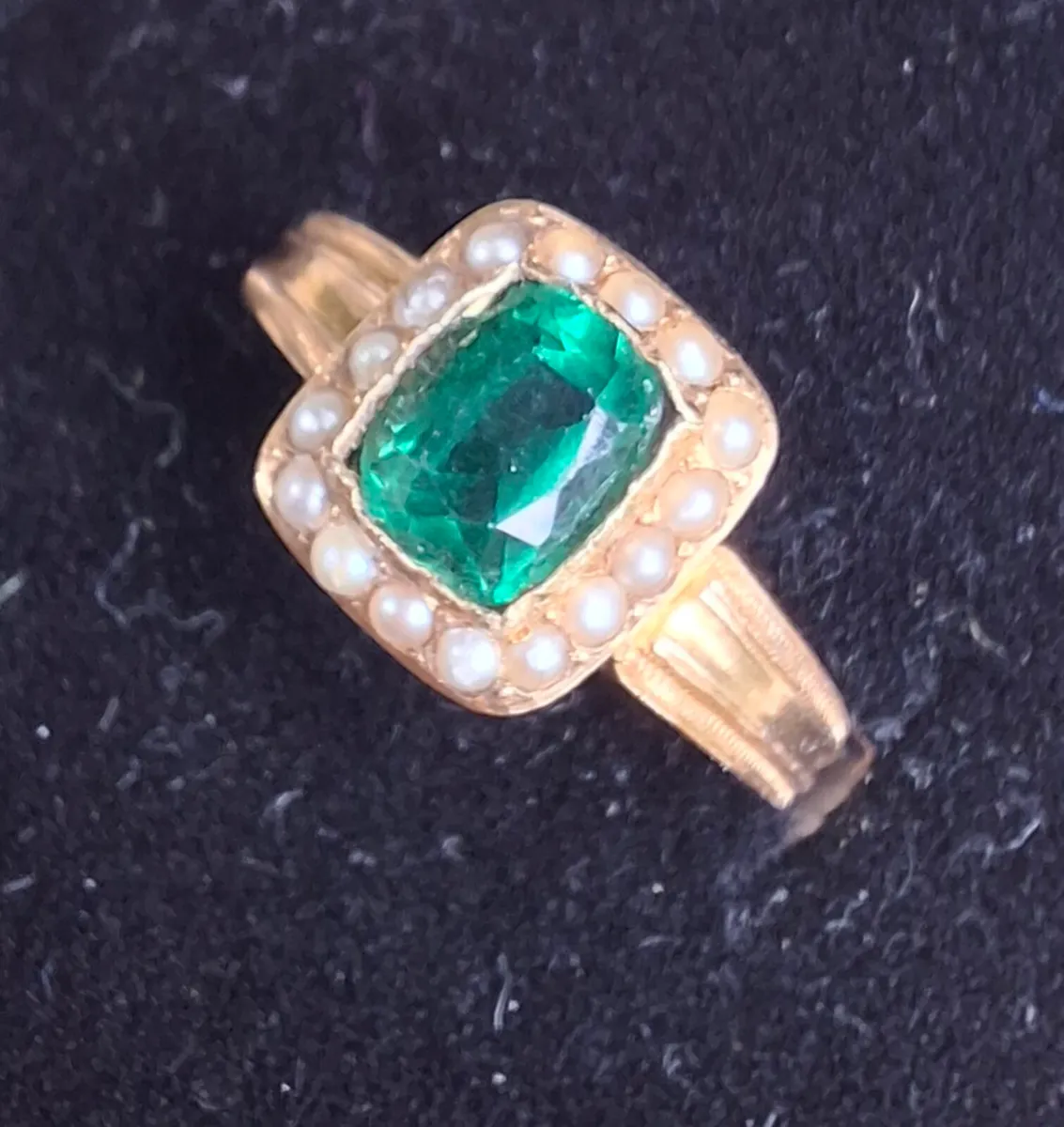 Antique Ring 18ct Gold 1800s - Image 2